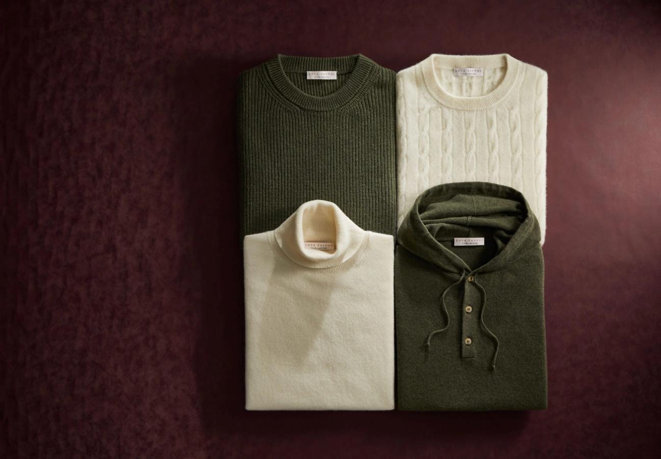 luca faloni cashmere knitwear