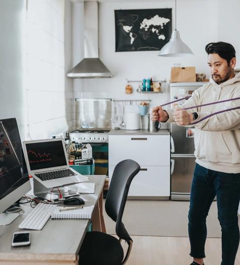 What’s the best workout gear you can use at your desk?