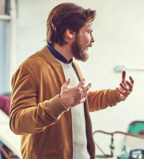Go behind the scenes of our Daniel Brühl cover shoot