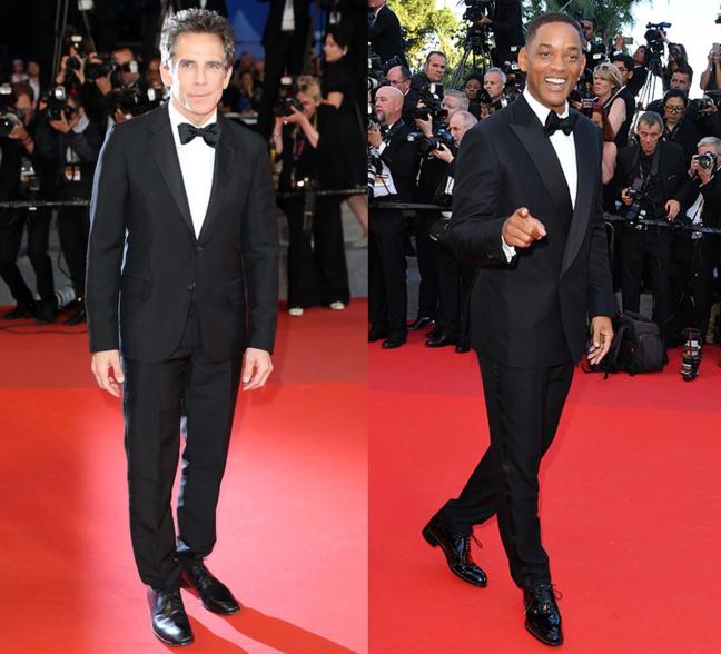 Ben Stiller and Will Smith on the red carpet at Cannes Film Festival 2017