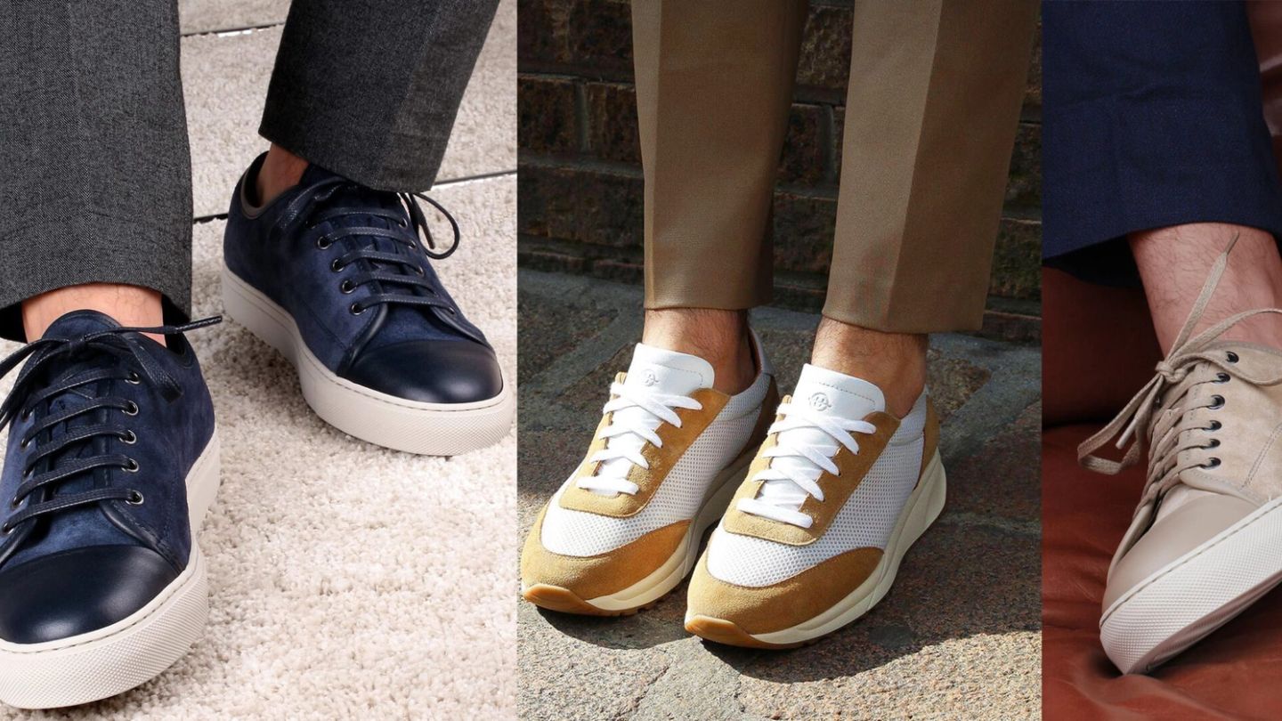 These are the best sneakers to wear with a suit