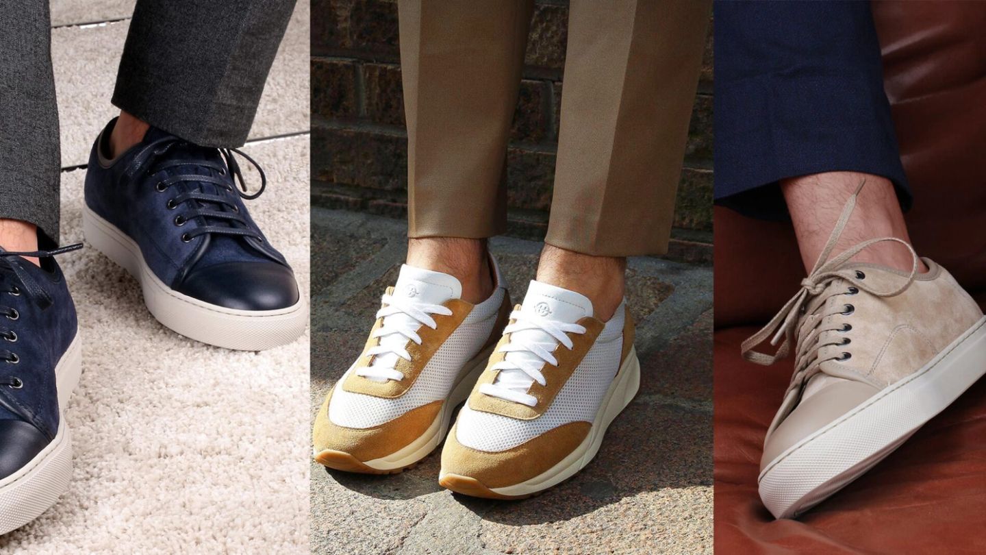 These are the best sneakers to wear with a suit