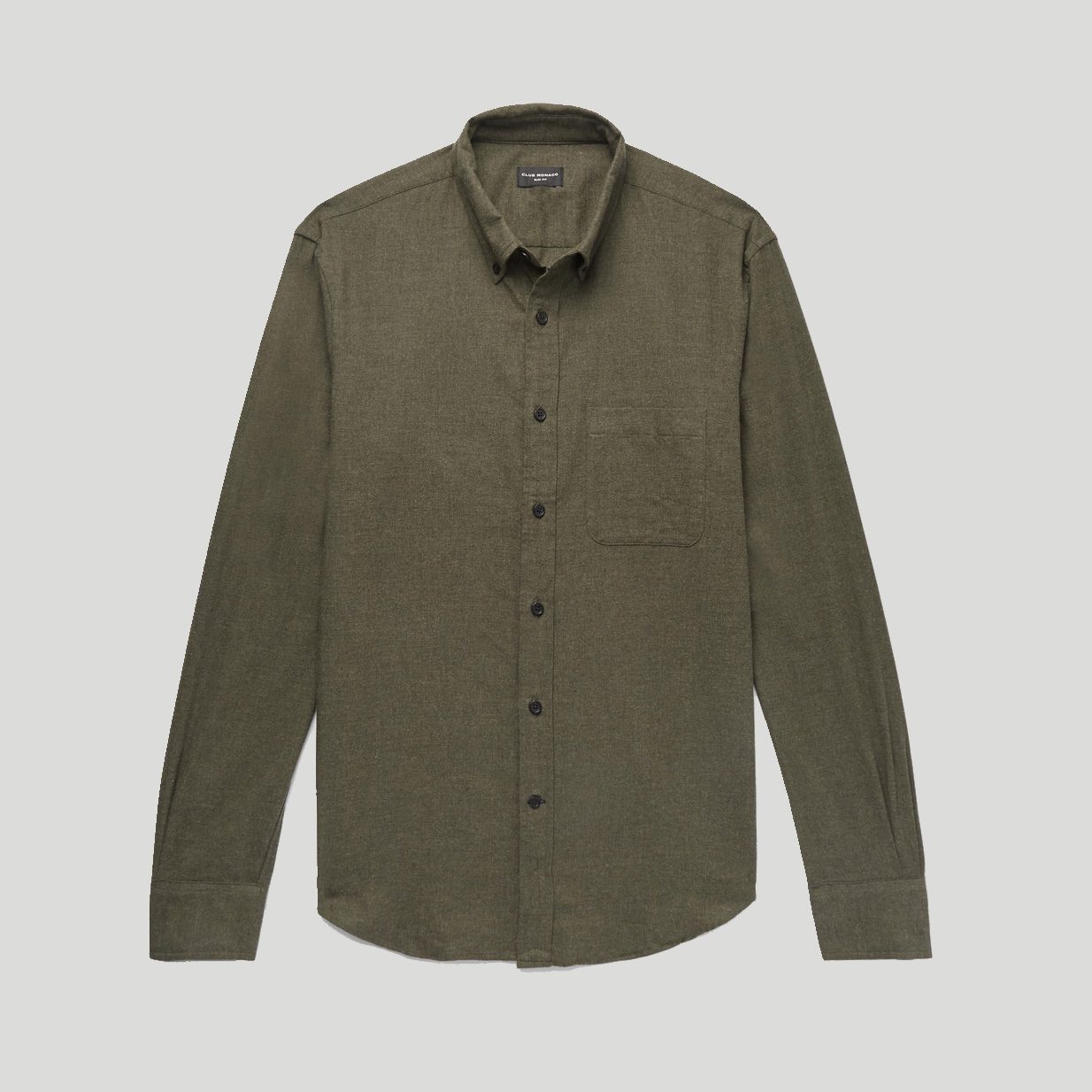 Club Monaco Slim-Fit Cotton-Flannel Shirt