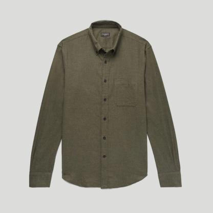 Club Monaco Slim-Fit Cotton-Flannel Shirt