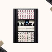 Ermenegildo Zegna Pelle Tessuta Leather Mahjong Set