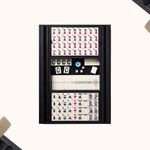 Ermenegildo Zegna Pelle Tessuta Leather Mahjong Set