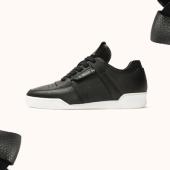 No.One Delta Black Buffalo Calf Sneakers
