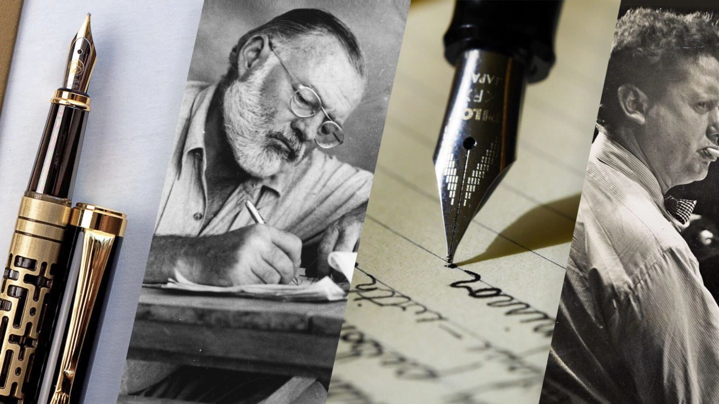 The pens of the world’s most famous authors