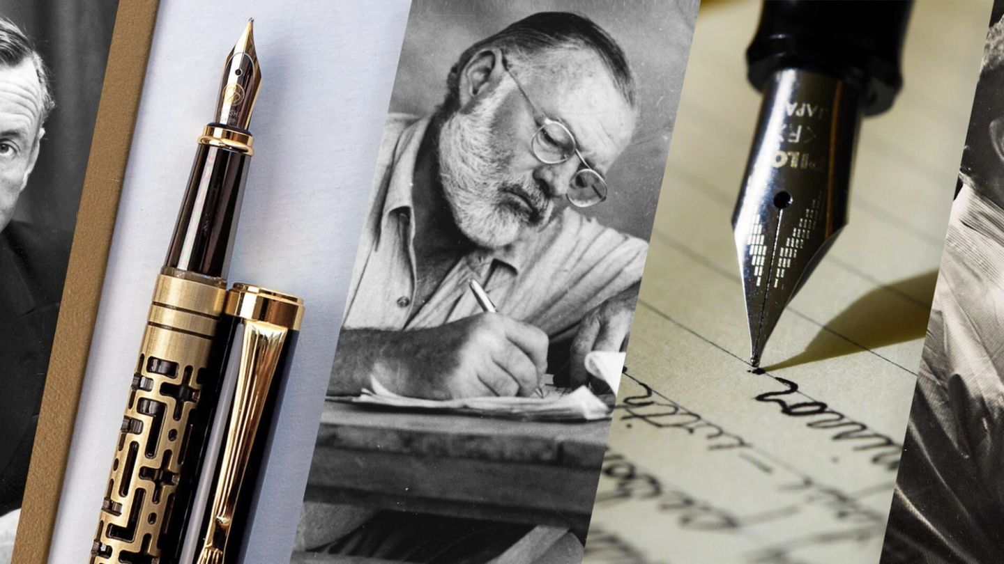 The pens of the world’s most famous authors