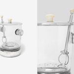 Ice bucket and tongs by Lorenzi Milano