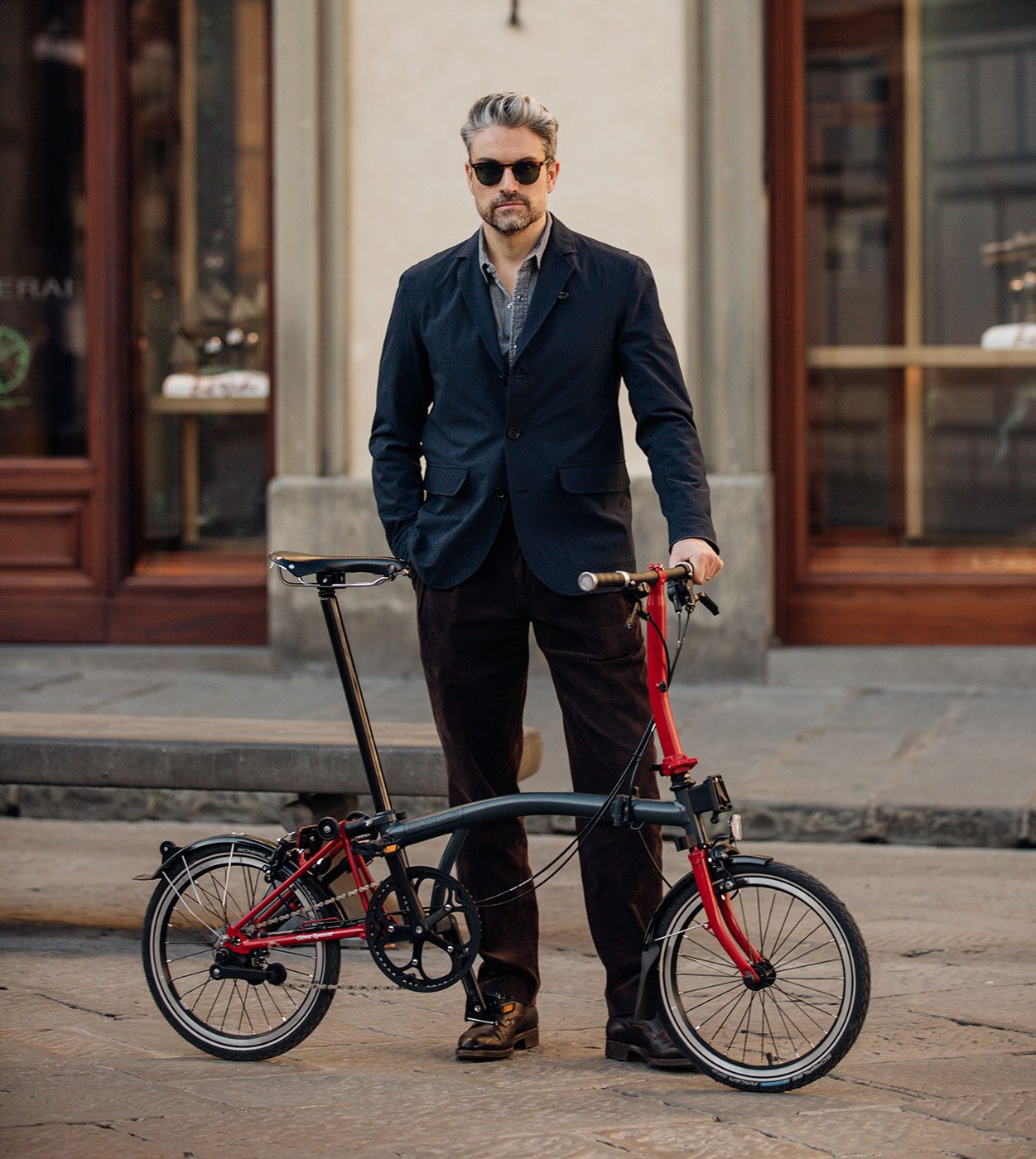 Win a Brompton bike and matching blazer with Oliver Spencer