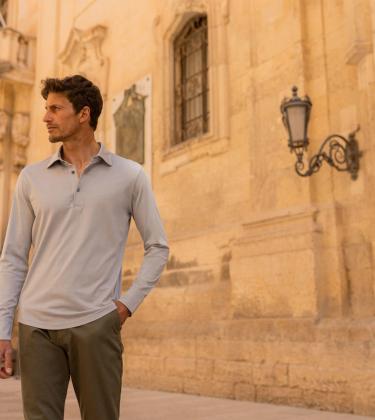 Luca Faloni’s new spring-summer campaign takes to Lecce’s stone-hued streets and Baroque buildings