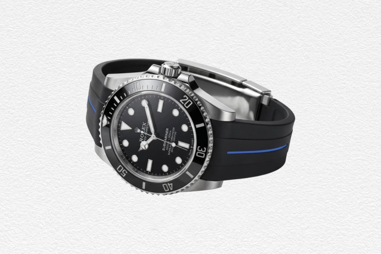 Rubber strap for Rolex Submariner