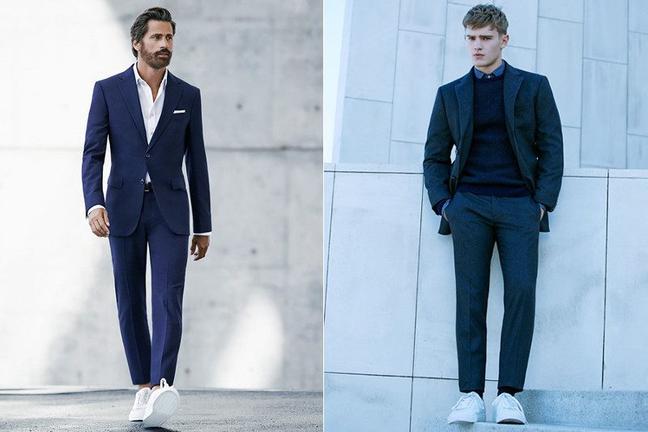 Suits with trainers mango man 2014 - the gentlemans journal