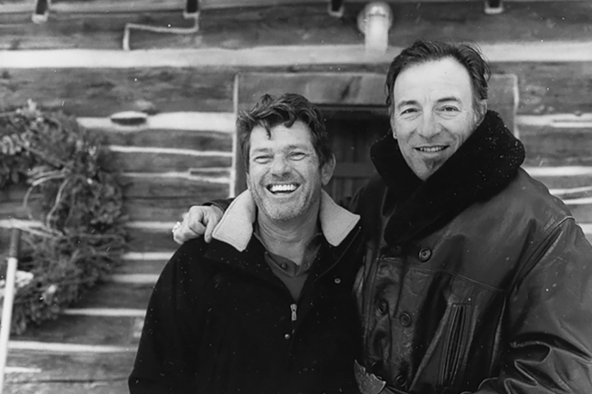Jann Wenner, with Bruce Springsteen