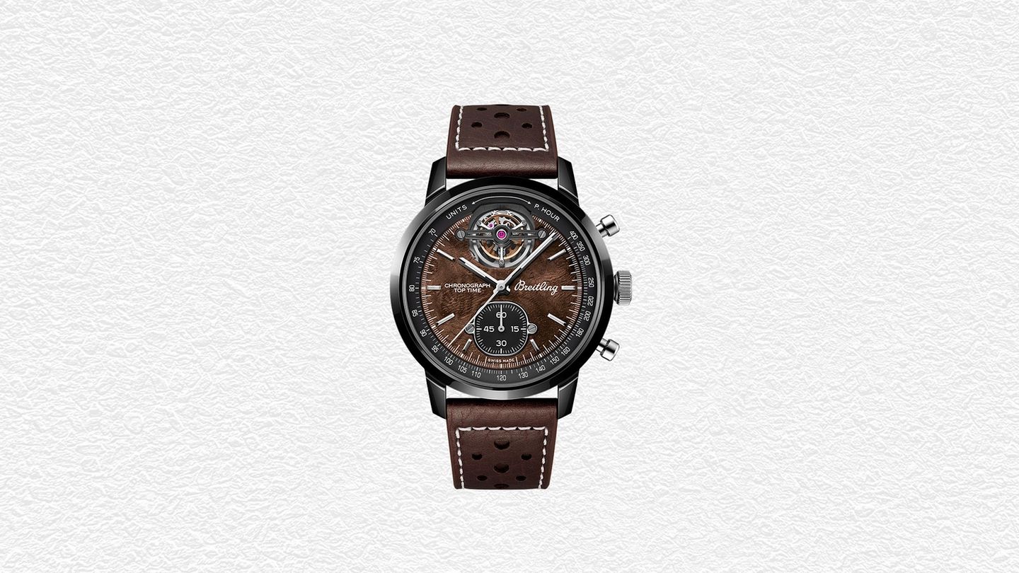 Editor's Picks: Breitling Top Time Tourbillon, Baudoin & Lange Shearling Lined Loafer, Hackett x David Gandy Wellwear Pyjamas