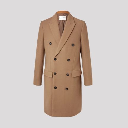 Salle Privée Double-Breasted Wool Overcoat