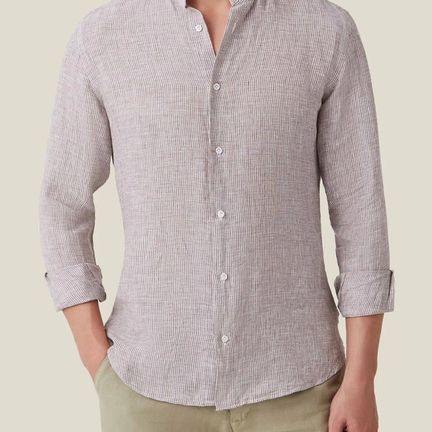 Nocciola brown Versilia shirt