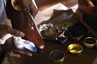 leather shoe care
