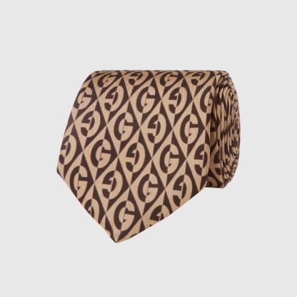 Gucci Printer Silk Tie