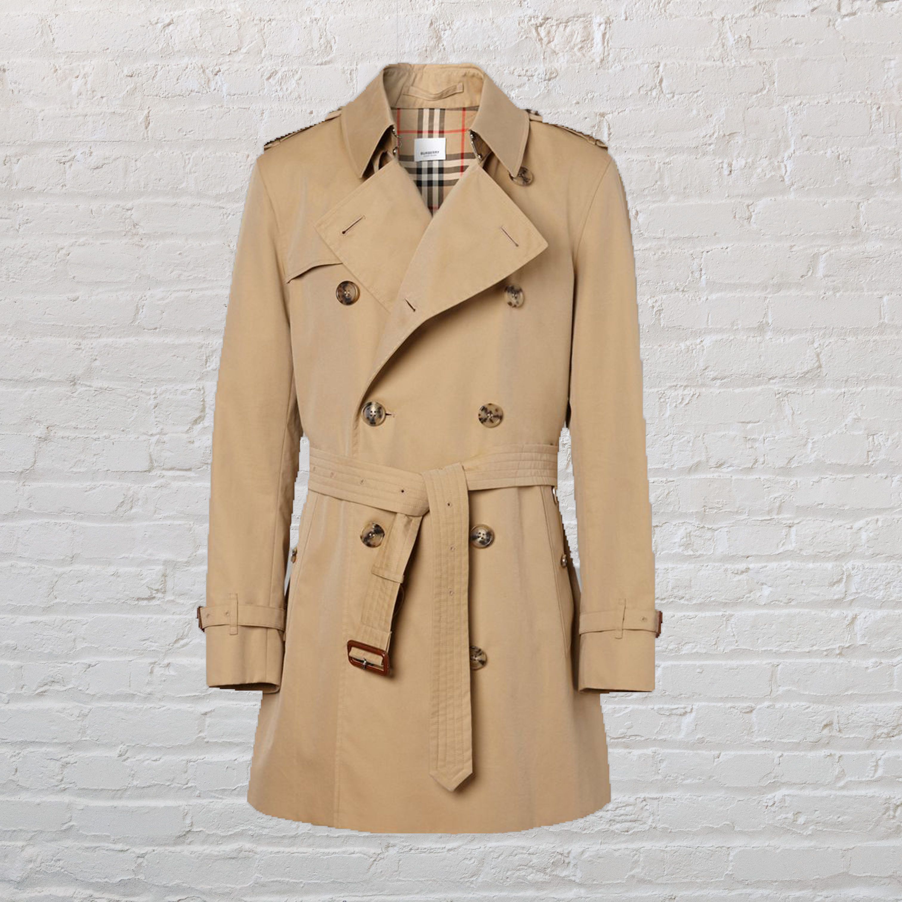 Burberry Cotton Gabardine Trench Coat