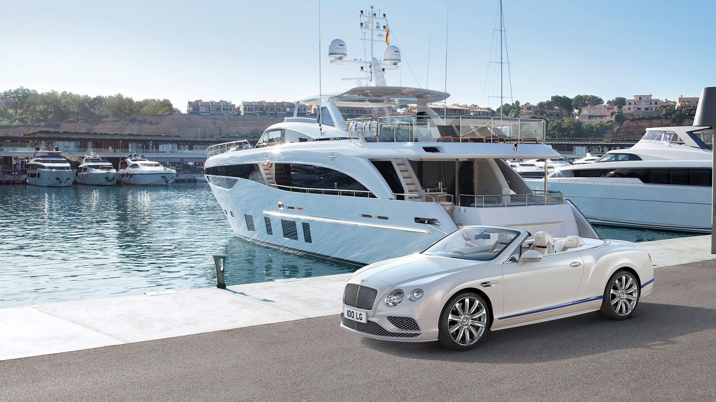 The Bentley Continental GT Galene Edition is a yacht for land