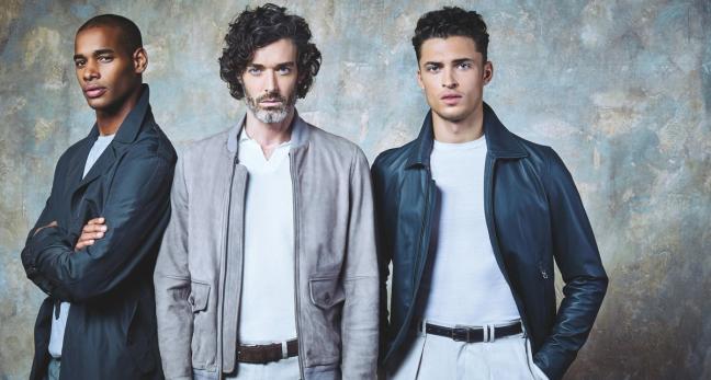 Gents Journal SS17 fashion shoot models wearing jackets