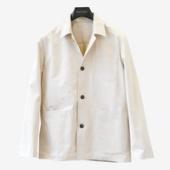 New & Lingwood Cream Cotton Carpenter Jacket