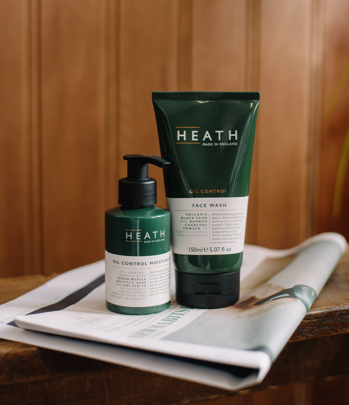Heath face wash and Heath oil control moisturiser