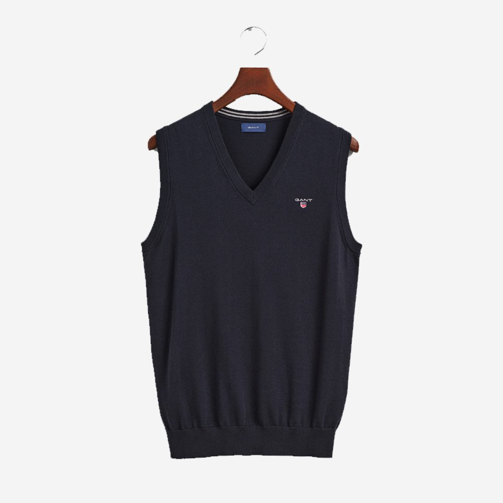 Gant Classic Cotton Sweater Vest