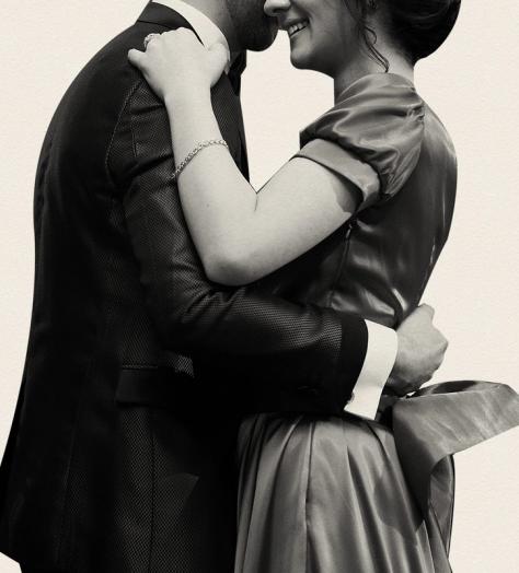 man and woman dancing