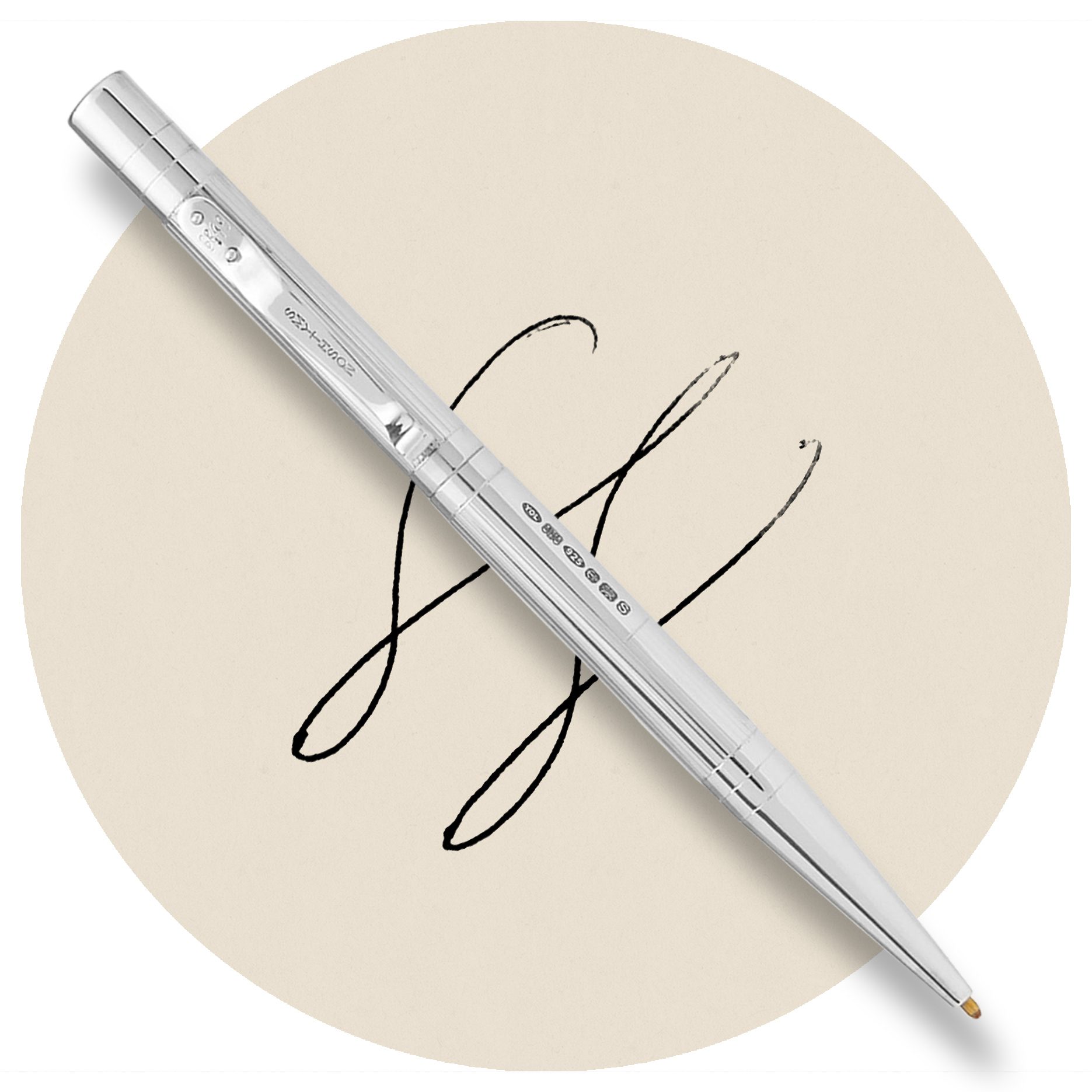 Smythson Sterling Silver Ballpoint