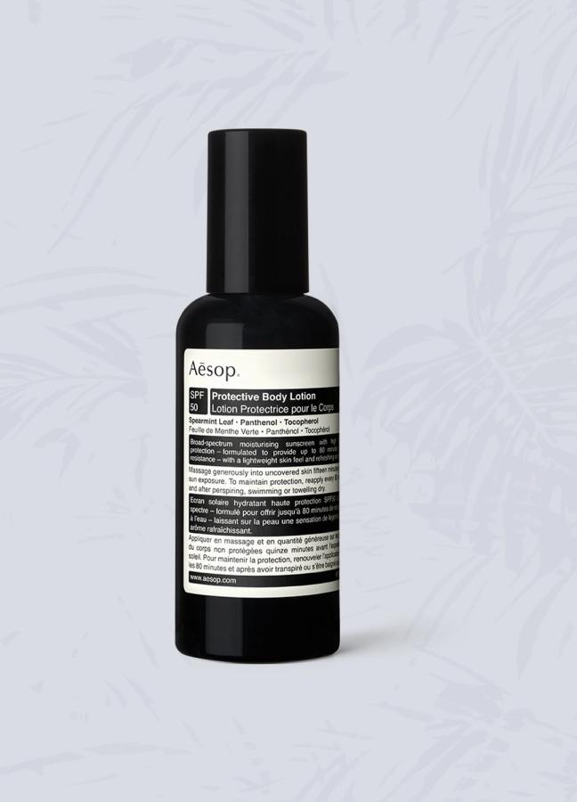 aesop protective body lotion