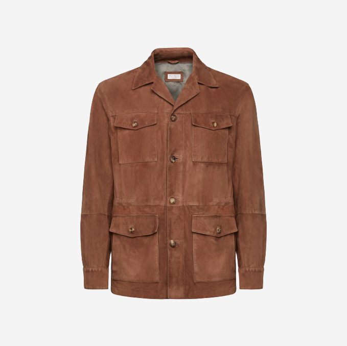 Brunello Cucinelli unlined safari jacket
