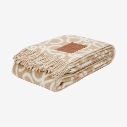 Loewe Alpaca-Blend Jacquard Blanket
