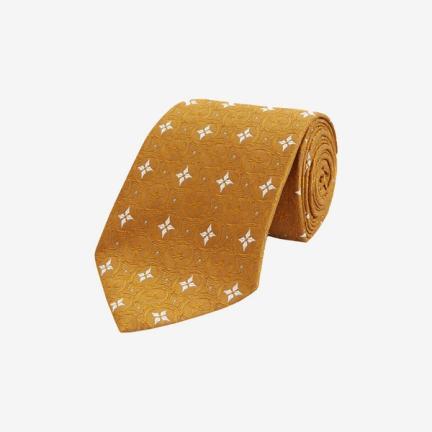 Turnbull & Asser Orange Silk Tie