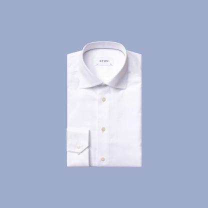 White Signature Twill Shirt