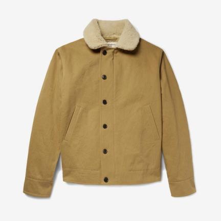 Kent & Curwen Shearling-Trimmed Jacket