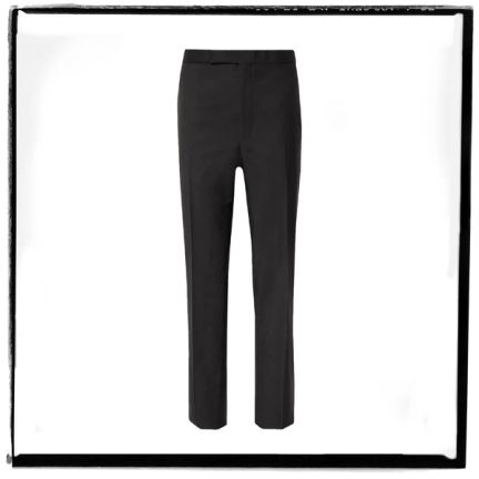 Richard James Satin-Trimmed Wool Trousers