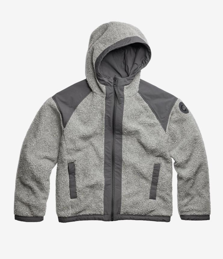 Alberni reversible fleece bomber