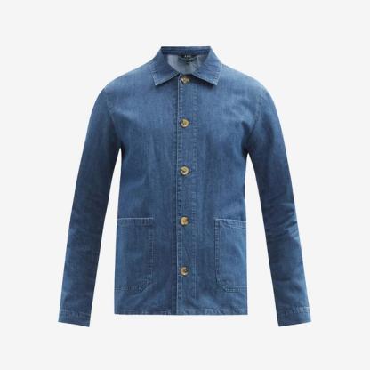 A.P.C Kerlouan Denim Overshirt