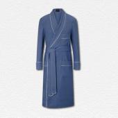New & Lingwood Unlined Linen Dressing Gown