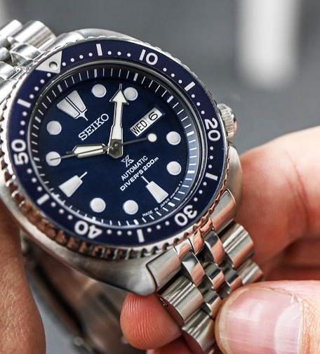 seiko turtle dive diving watch collection timepiece