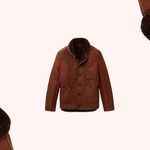 YMC Leather-Trimmed Shearling Jacket