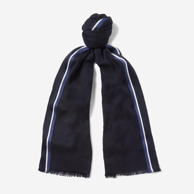 Loro Piana Striped Silk Scarf