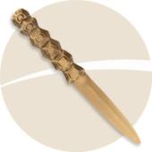 L’Objet Brass Turtle Letter Opener