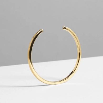 3.5mm Gold and Brown Diamond Cuff