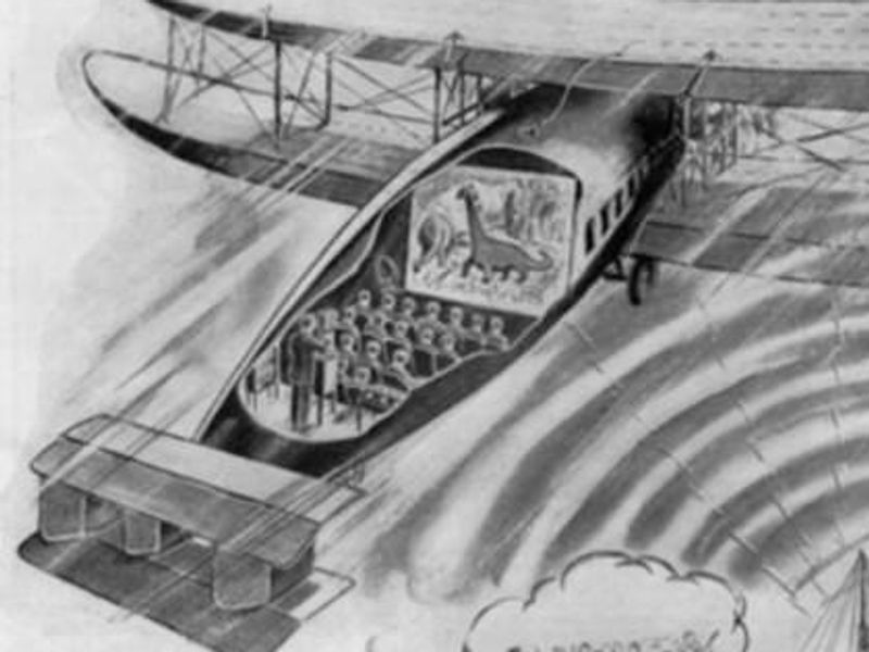 30 Greatest Moments In Aviation First inflight movie 1925 The