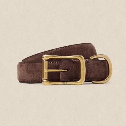 Ralph Lauren Brushed-Suede Belt