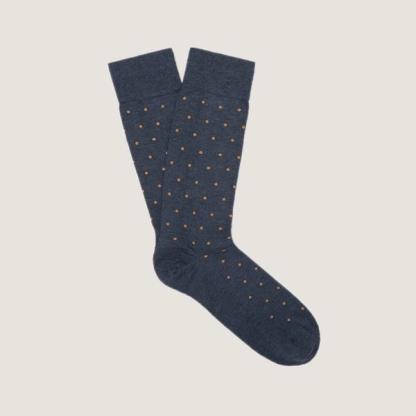 Marcoliani Polka-Dot Pima Cotton-Blend Socks